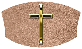 DNSWILL 510 GD SH BZ Gold Single Cross Shimmer Bronze